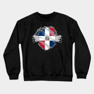 Proud Dominicana Flag, Republica dominicana gift heritage, Dominican girl Boy Friend dominicano Crewneck Sweatshirt